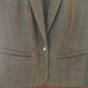 Grey Blazer with elbow patches